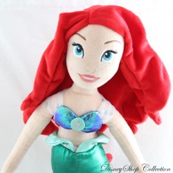 Ariel Plush Doll DISNEYLAND PARIS The Little Mermaid Green Tail Rag Doll 55 cm