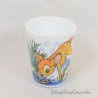 Bambi DISNEY Rabbit Pan in Vetro Bianco Bicchiere in Ceramica 8 cm