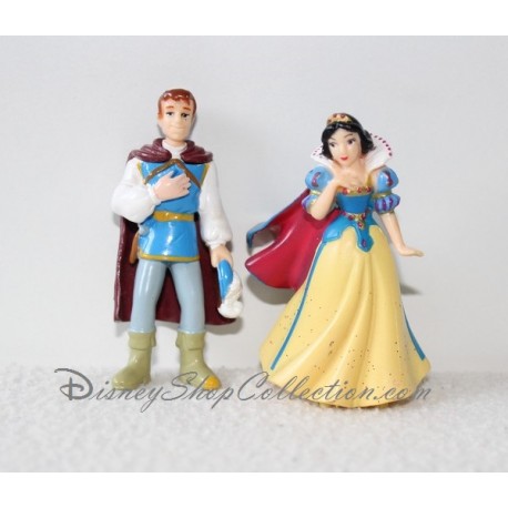Ensemble de figurine Blanche Neige et le prince Charmant DISNEY 6.5 cm
