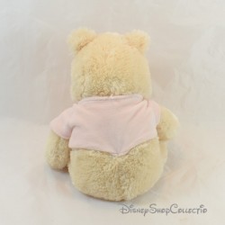 Peluche Winnie the Pooh DISNEY STORE Orecchie in maglia rosa beige 32 cm