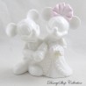 Figurina di Nozze Topolino e Minnie DISNEY Wedgwood Ceramica Bianco Rosa 14 cm