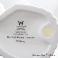 Figura de Boda de Mickey y Minnie DISNEY Wedgwood Cerámica Blanco Rosa 14 cm