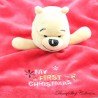 Doudou dish Winnie the Pooh DISNEY STORE My First Christmas red Disney Baby