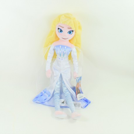 Poupée peluche Elsa DISNEY STORE La Reine des Neiges 2 Frozen 46 cm