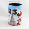 Embossed mug with rhinestones DISNEYLAND PARIS Mickey Minnie