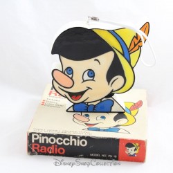 WALT DISNEY PRODUCTIONS Pinocchio Transistor Receptor de radio