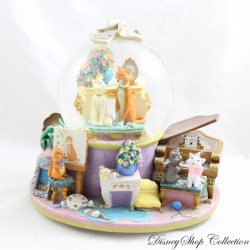 Musical Snow Globe The Aristocats DISNEY STORE Piano Everybody Wants to Become a RARE Cat