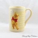 Mug en relief Winnie l'ourson DISNEY STORE Winnie the Pooh Since 1966 jaune 13 cm