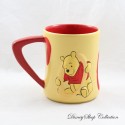Pooh's Winnie DISNEY STORE Embossed Mug Handle Letter P! 3D ceramic mug 11 cm