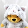 Winnie the Pooh Plush DISNEY Simba Toys Disguised as a Grey Cat 32 cm