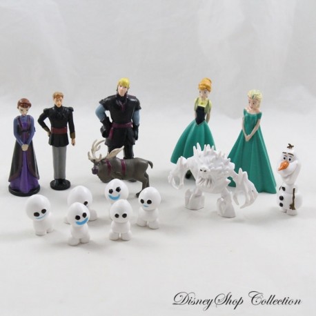 Set aus 14 Die Eiskönigin 2 Minifiguren DISNEY-Set PVC-Spielset