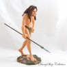 Tarzan Statuetta in resina DISNEY Rutten Burroughs Statua con Lancia 22 cm