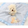 Flat comforter Winnie the Pooh DISNEY STORE Friends are for hugging! blue satin edges