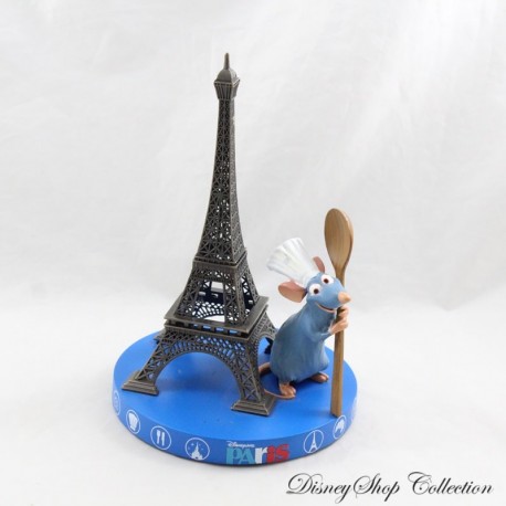 Rémy resin figurine DISNEYLAND PARIS Ratatouille Eiffel Tower Disney chef 20 cm