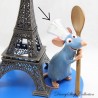 Rémy resin figurine DISNEYLAND PARIS Ratatouille Eiffel Tower Disney chef 20 cm