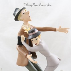Figurine Roger et Anita WDCC DISNEY Les 101 Dalmatiens Tangled-Up Romance