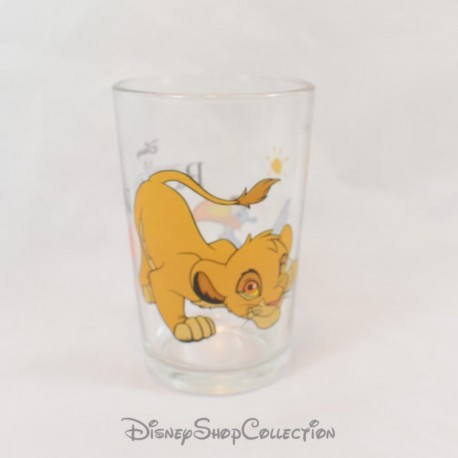 Il Re Leone DISNEY Simba e Zazu Amora bicchiere senape 10 cm
