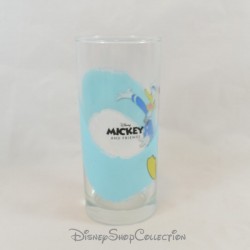Donald DISNEY Mickey & Friends Azul Blanco Transparente Vidrio Alto 14 cm
