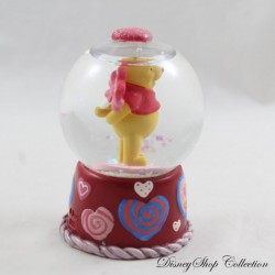 Mini bola de nieve Winnie the Pooh DISNEY Be My Sweetie Red Heart Snow Globe 6 cm