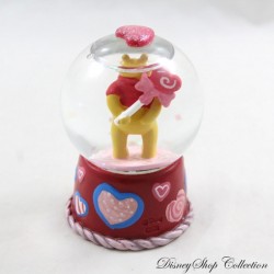 Mini bola de nieve Winnie the Pooh DISNEY Be My Sweetie Red Heart Snow Globe 6 cm
