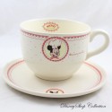 Mickey Mouse Plate and Bowl Set DISNEYLAND PARIS Mickey Gourmet Red Beige 20 cm