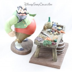 WDCC Stromboli Figur und DISNEY Pinocchio Tisch "Du wirst viel Geld für mich verdienen"