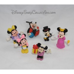 Lot de 6 Figurines DISNEY Mickey Minnie Dingo vintage pvc