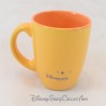 Mug Minnie DISNEYLAND PARIS Esso jaune orange tasse en céramique vintage 10 cm