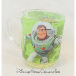 Mug en verre Aliens et Buzz l'éclair DISNEY Pixar Toy Story tasse anti-dérapante transparent 9 cm