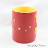 Winnie Becher mit Prägung DISNEY STORE Exklusiv Puuh! Biene Rot Gelb Becher 3D Keramik 13 cm