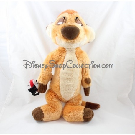 Ripiene Meerkat Timon DISNEY STORE la coccinella Lion King in mano 44cm