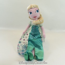 Poupée peluche Elsa DISNEY NICOTOY La Reine des Neiges Frozen une fête givrée 26 cm