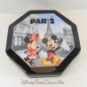 Mickey Minnie Eisendose DISNEYLAND PARIS Eiffelturm Achteckige Keksdose 27 cm