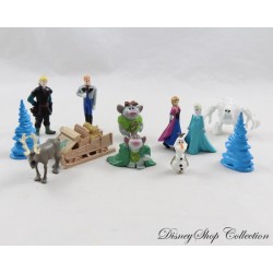 Set of 12 Frozen DISNEY figures set Pvc playset