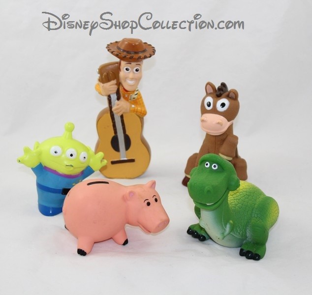Jouet de bain Toy Story DISNEY STORE lot de 5 figurines pvc - Disne