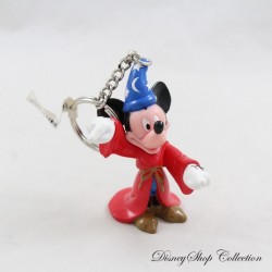 Mickey Keychain DISNEYLAND PARIS figurine magician Fantasia hat 8 cm