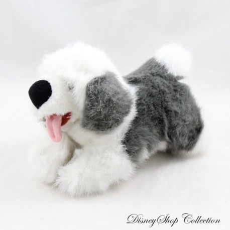 Mini Plush Max Dog DISNEY The Little Mermaid Grey White Long Hair 18 cm