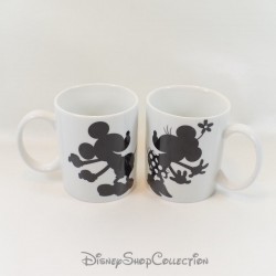 Set de 2 tazas Mickey Minnie DISNEY Hers and His white kiss 10 cm