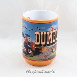 Dumbo Becher DISNEY STORE orangefarbener Keramikbecher