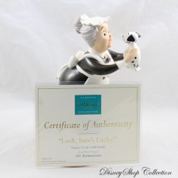 Figurine Nanny DISNEY WDCC Les 101 Dalmatiens avec Lucky Look here's Lucky ! Classics Walt Disney (R18)