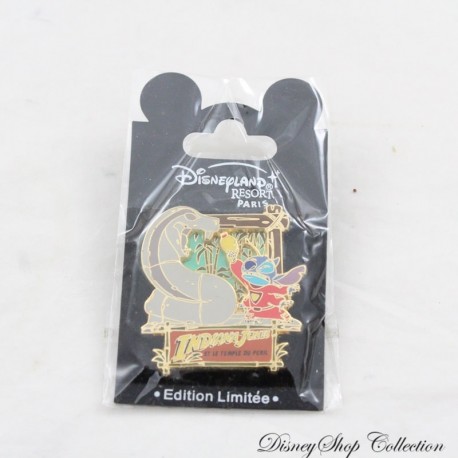 DISNEYLAND RESORT PARIS Lilo and Stitch invasion Indiana Jones Limited Edition 1200 EL (R17) Pin Stitch