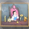 Cadre de pin's La Belle et la Bête WALT DISNEY GALLERY tableau commémoratif 10éme anniversaire