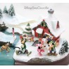 DISNEY Hawthorne Village Christmas Scene Figurine The Disney Christmas Cove