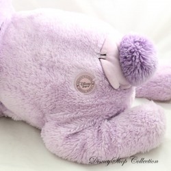 Grande peluche XXL Lumpy éléphant DISNEY STORE Efelant violet 66 cm