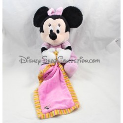 Plush mouse Minnie DISNEY NICOTOY handkerchief pink 30 cm