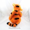 Peluche Tigrou DISNEYLAND PARIS orange poils longs doux Disney assis 32 cm