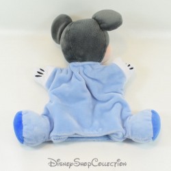 Mickey Mouse Puppet Blanket DISNEY BABY Blue White Stars