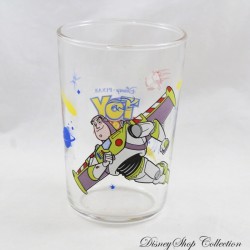 Glass Buzz Lightyear DISNEY PIXAR Senf Amora Toy Story Siebdruckbild