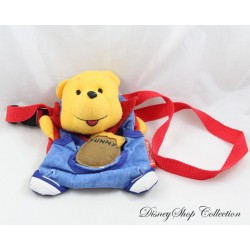 Vintage Winnie the Pooh Satchel EURODISNEY Bolso de hombro de peluche miel Tarro de miel