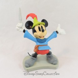 Mickey Mouse Resin Figurine DISNEY Mickey Hachette Mickey a Hero Suit in Spite of Himself 13 cm